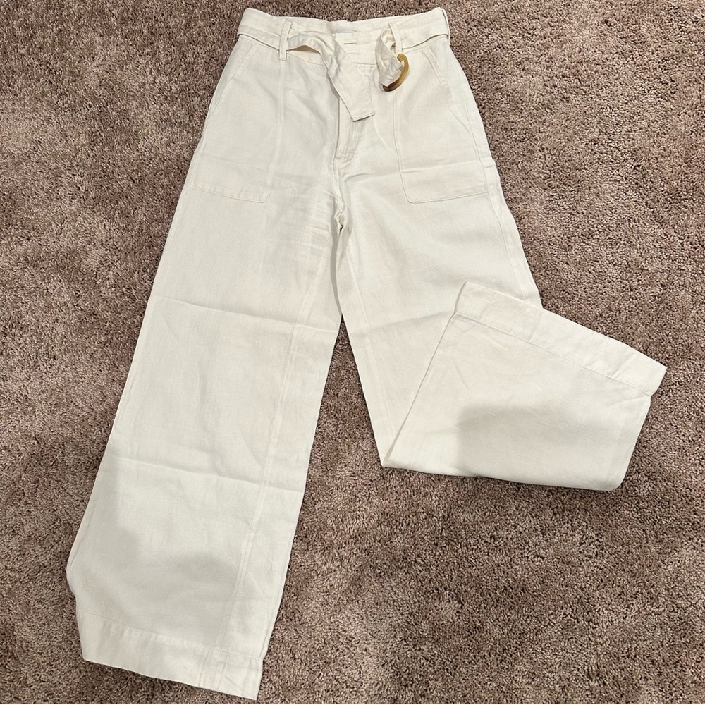 & Other stories linen cotton pants
